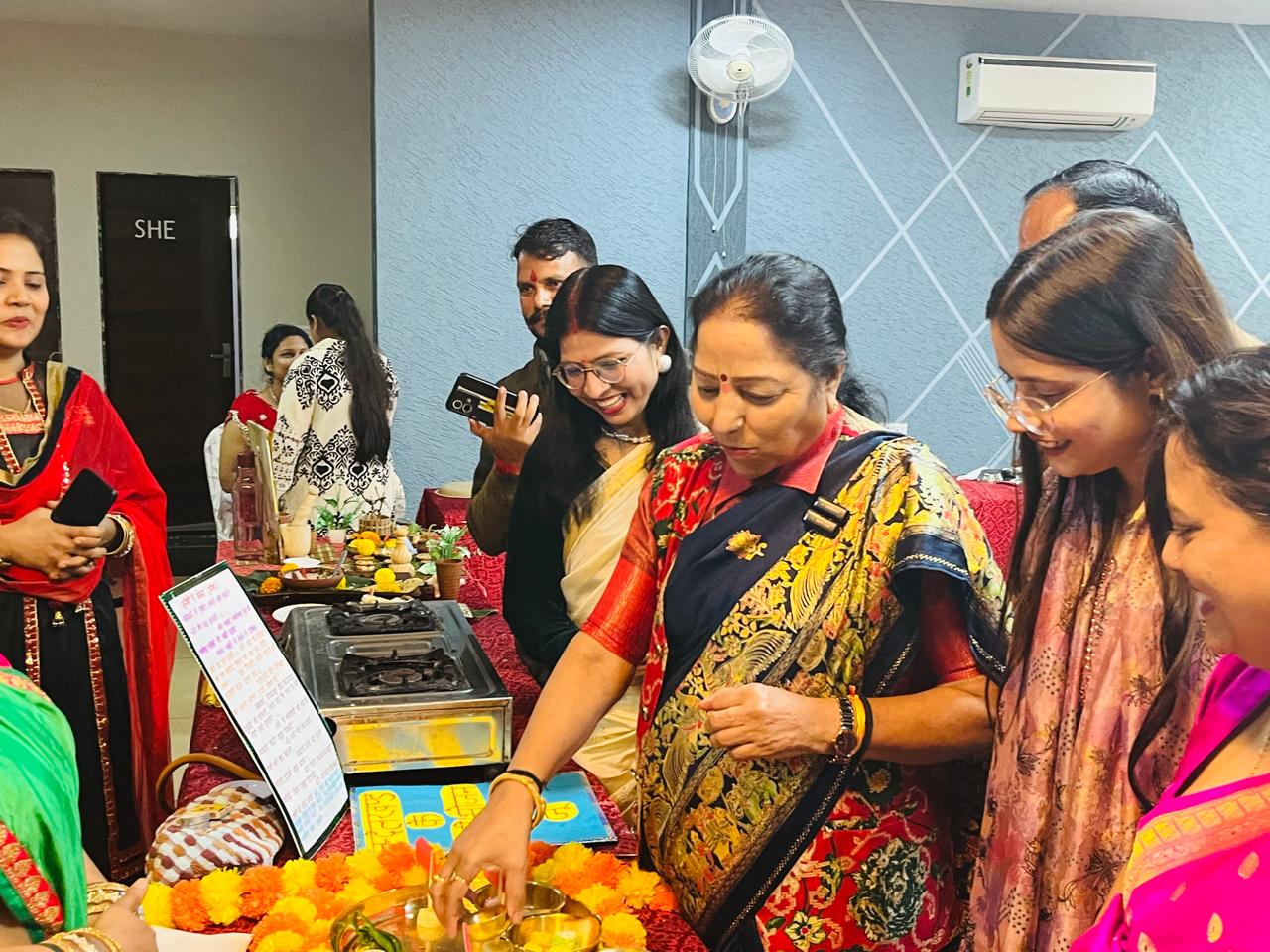 Judging and tasting session during a Bundeli Chef cooking event