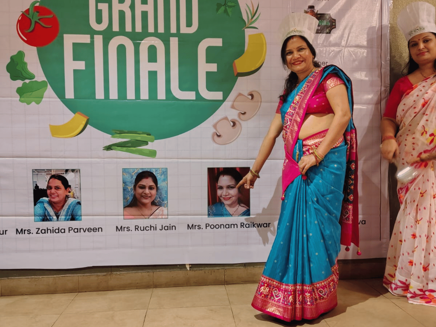 Bundeli Chef competition event participant at the grand finale stage